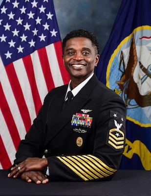 YORKTOWN, Va. (October 23, 2024) An updated official photo for Master Chief (AW/SW) Donavan M. Gray, Command Master Chief, Naval Weapons Station Yorktown.