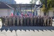 U.S. Army V Corps, 2nd Polish Corps, and participating NATO Allies and partners pose on day two of the Territorial Defense Forces Symposium II in Krakow, Poland, Oct. 22, 2024. The symposium illustrated the operational readiness of Poland’s Territorial Defense Forces, emphasizing their ability to integrate with NATO forces. (Proprietary Information Redacted). (U.S. Army Photo by Spc. Alexcia Rupert)