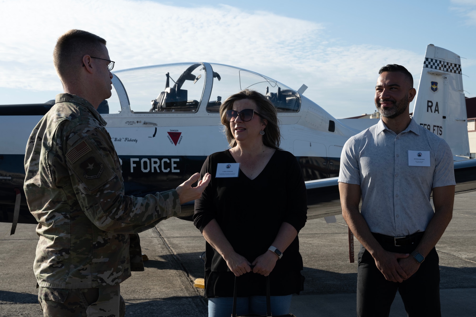 Honorary commanders visit JBSA mission partners