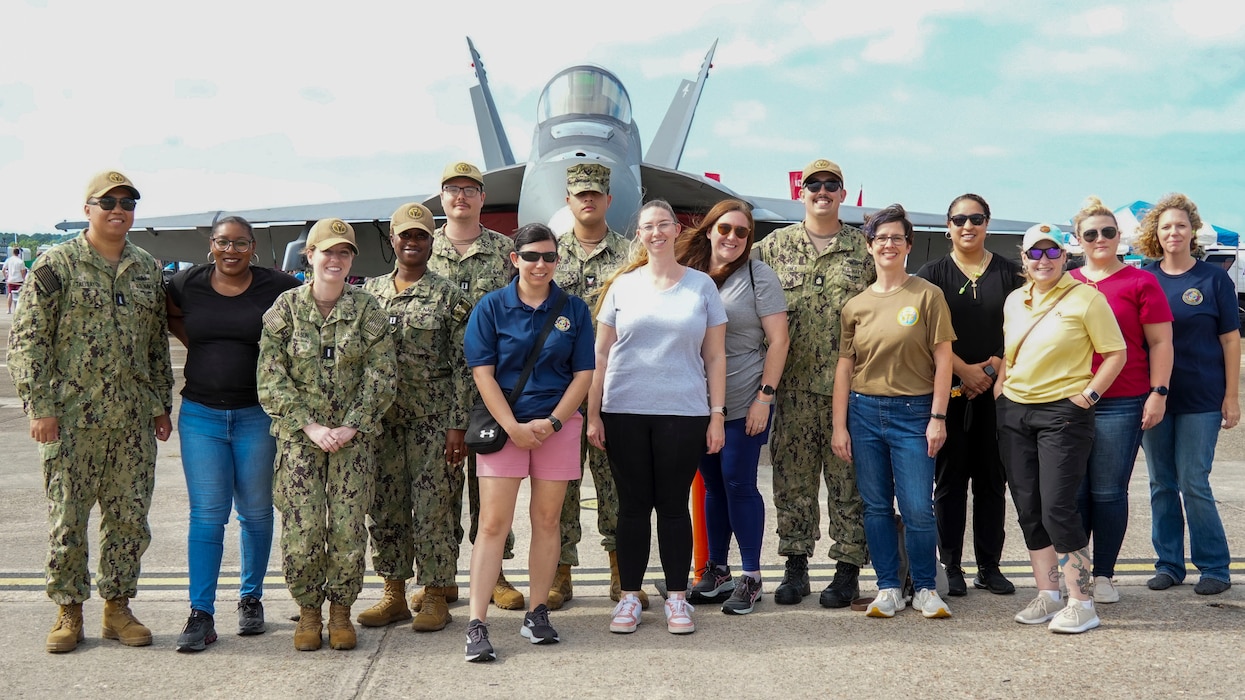 240920-O-NJ594-3918 Service members and staff from the Navy and Marine Corps Force Health Protection Command (NMCFHPC) and Navy Environmental Preventive Medicine Unit Two (NEPMU-2) participated in the annual Naval Air Station (NAS) Oceana Science, Technology, Engineering, and Mathematics (STEM) event, Sept. 20, 2024, Virginia Beach, Virginia. During the event, a variety of interactable stations were set up for students to educate them about STEM in a fun and captivating way. (Navy photo by Desmond Martin)