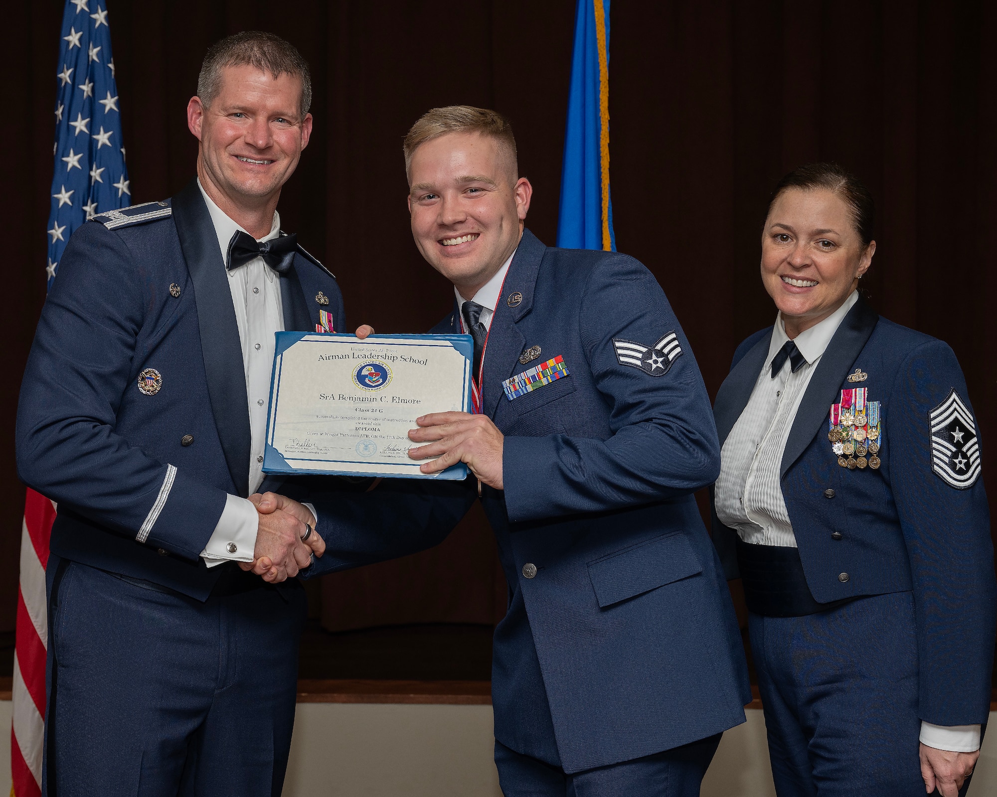 Graduation ceremony honors ALS Class 24 G Wright Patterson AFB Article Display