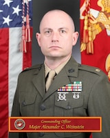 Commanding Officer, Major Alexander C. Weinstein, Communications Company, 14th Marine Regiment