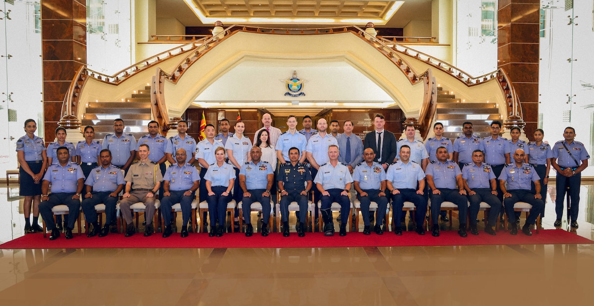 U.S. Air Force Brig. Gen. Brian S. Laidlaw attends the 7th Annual Airman-to-Airman Talks, at the Sri Lanka Defense Headquarters Complex, Sep. 10-12, 2024.