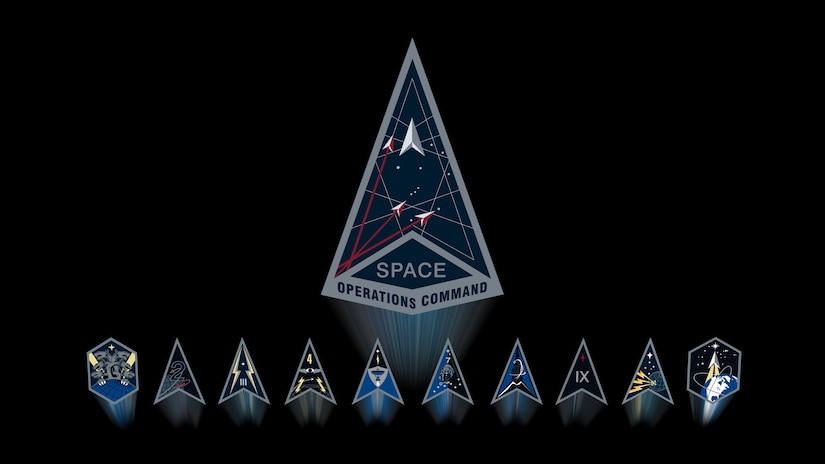 The current Space Deltas, Mission Deltas, and Space Base Deltas assigned to Space Operations Command, United States Space Force. (U.S. Space Force graphic by Dave Grim)