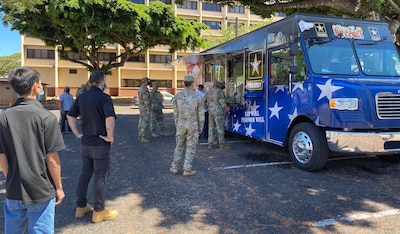 The Army food program is using food trucks in an effort to continue to implement food modernization efforts over the next few years as part of its initiative to improve individual Soldier readiness.