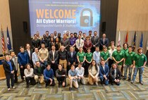 KING GEORGE, Va. – Eleven colleges and universities participated in the Cyber Resiliency and Measurement Innovation Challenge, hosted by the Naval Surface Warfare Center Dahlgren Division. The teams tackled real-world naval cybersecurity challenges. (NSWCDD photo by Dave Ellis)