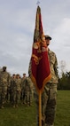 Historic colors returned to transportation battalion in Europe