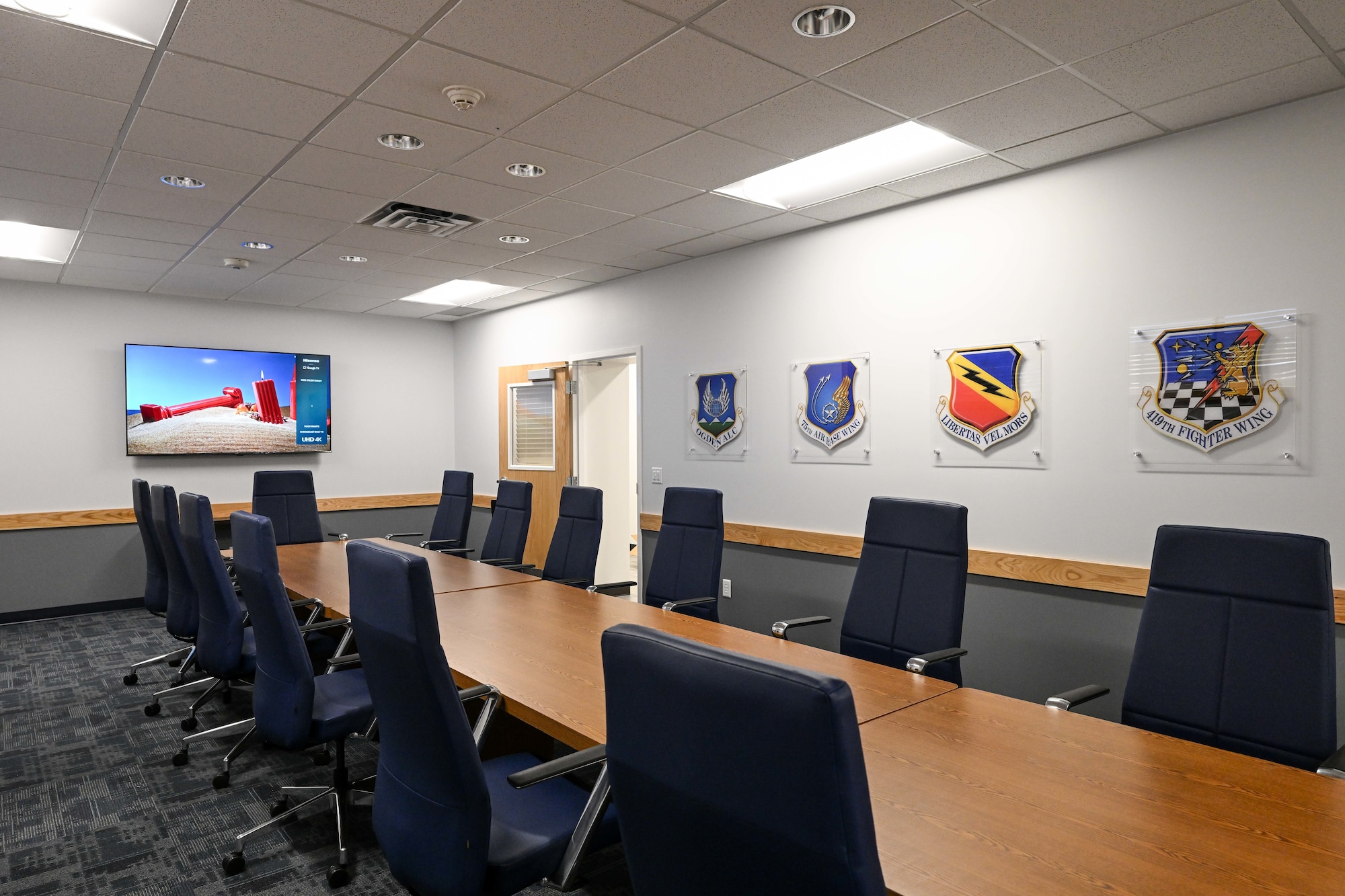 Pictured here Oct. 25, 2024, the conference room at the Hillcrest Dining Facility
