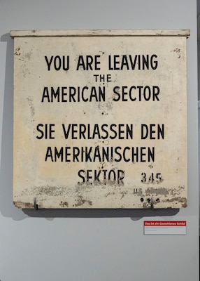 Cold War Sign Exhibit at the National Cryptologic Museum