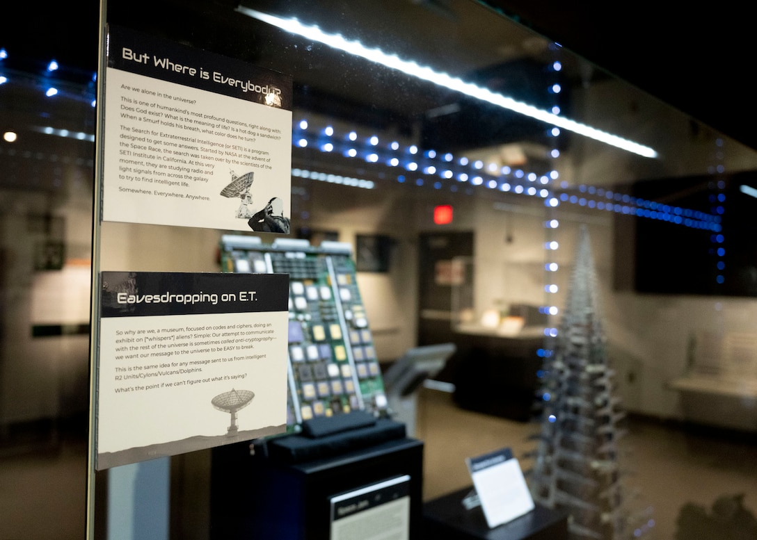 SETI (The Search for Extraterrestrial Intelligence) Temporary Exhibit at the National Cryptologic Museum