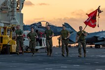 BLT 1/8 Beirut Memorial Run on USS Wasp (LHD 1)