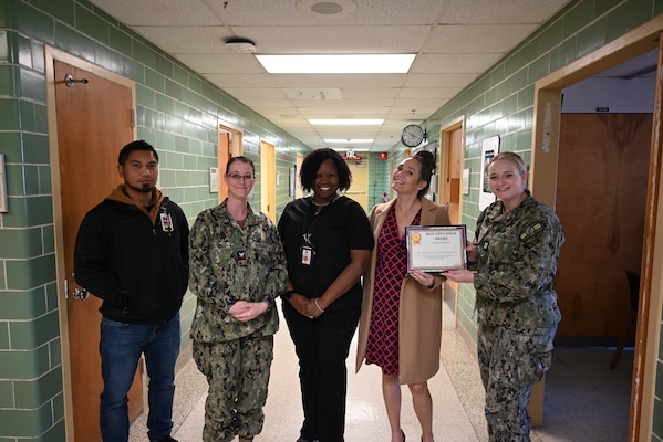 Beaufort S.C.- Winners of the Build a Bug project. Occupational Health Department won Best Education award for their Influenza A poster.