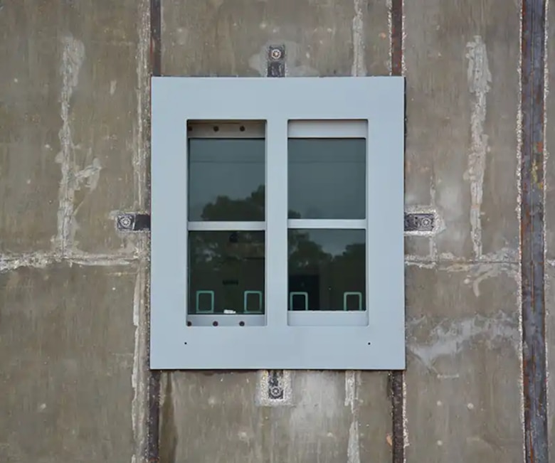ERDC’s innovative window features a hardened compression frame that can be simply installed in a rough opening