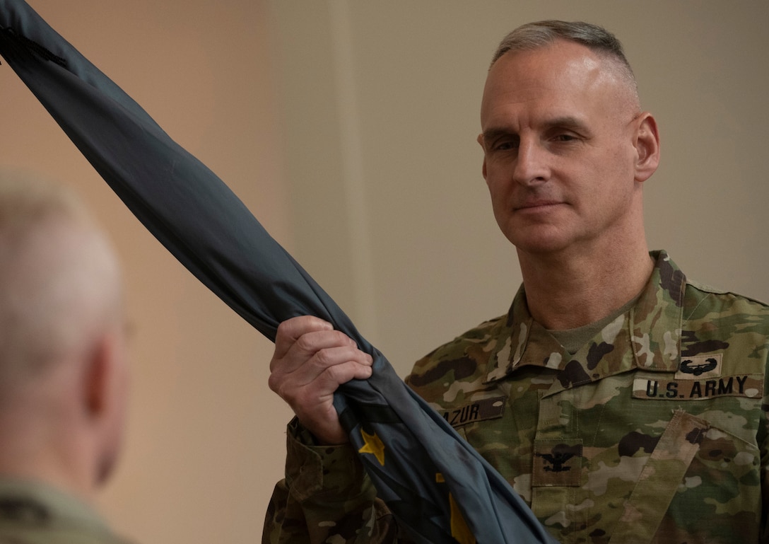 Mazur takes command of 91st Cyber Brigade