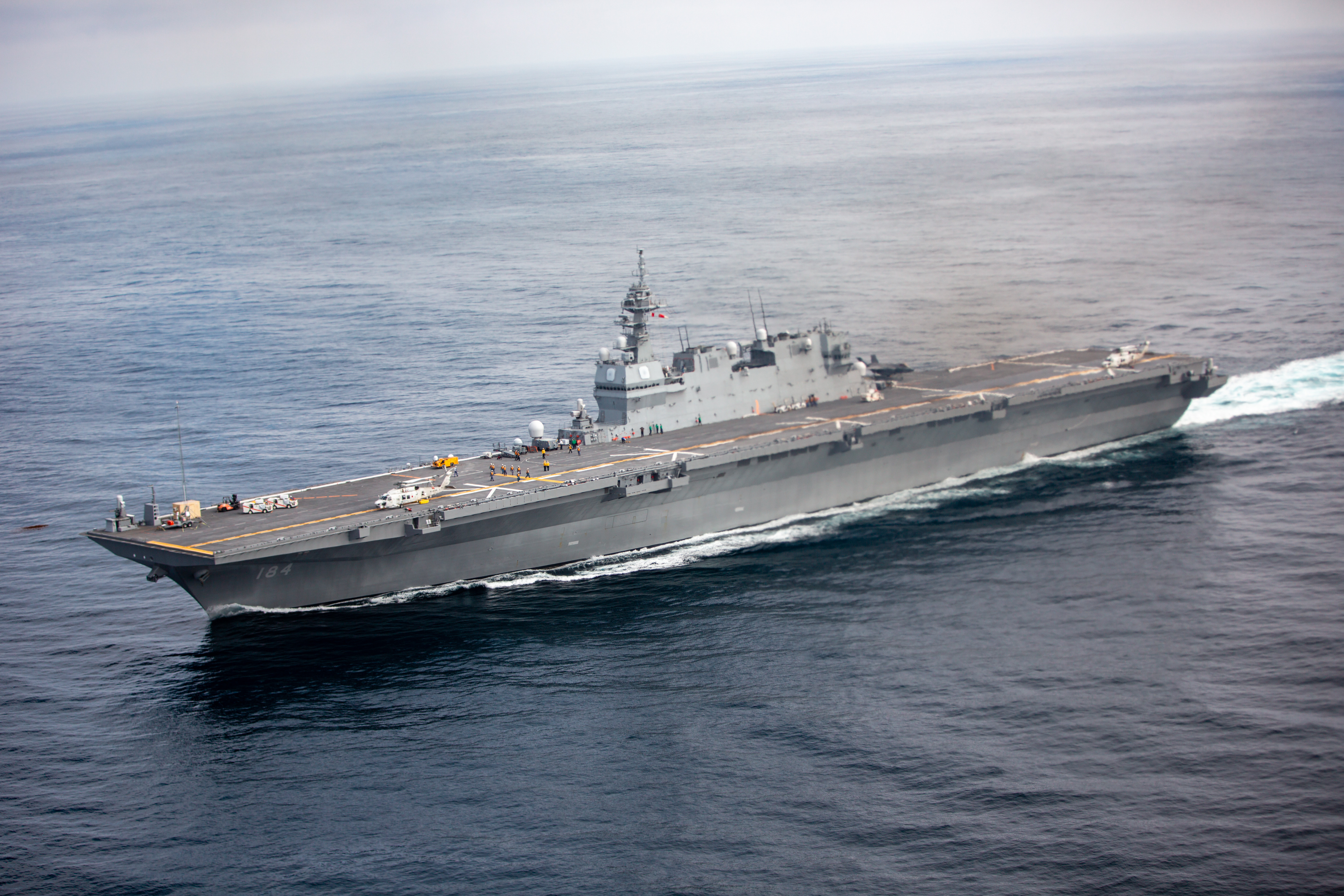 Marine Corps CH-53E delivers essential equipment to Japan's JS