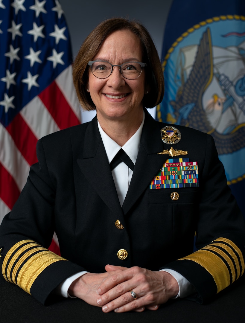 U.S. Navy Adm. Lisa Franchetti, the 33rd Chief of Naval Operations, the first woman to hold the position and the first woman to serve on the Joint Chiefs of Staff, was successfully treated for breast cancer at the John P. Murtha Cancer Center at Walter Reed earlier this year.