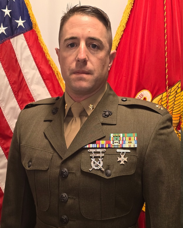 Major Andrew M. Buck, Inspector-Instructor, Lima Company, 3rd Battalion, 25th Marine Regiment