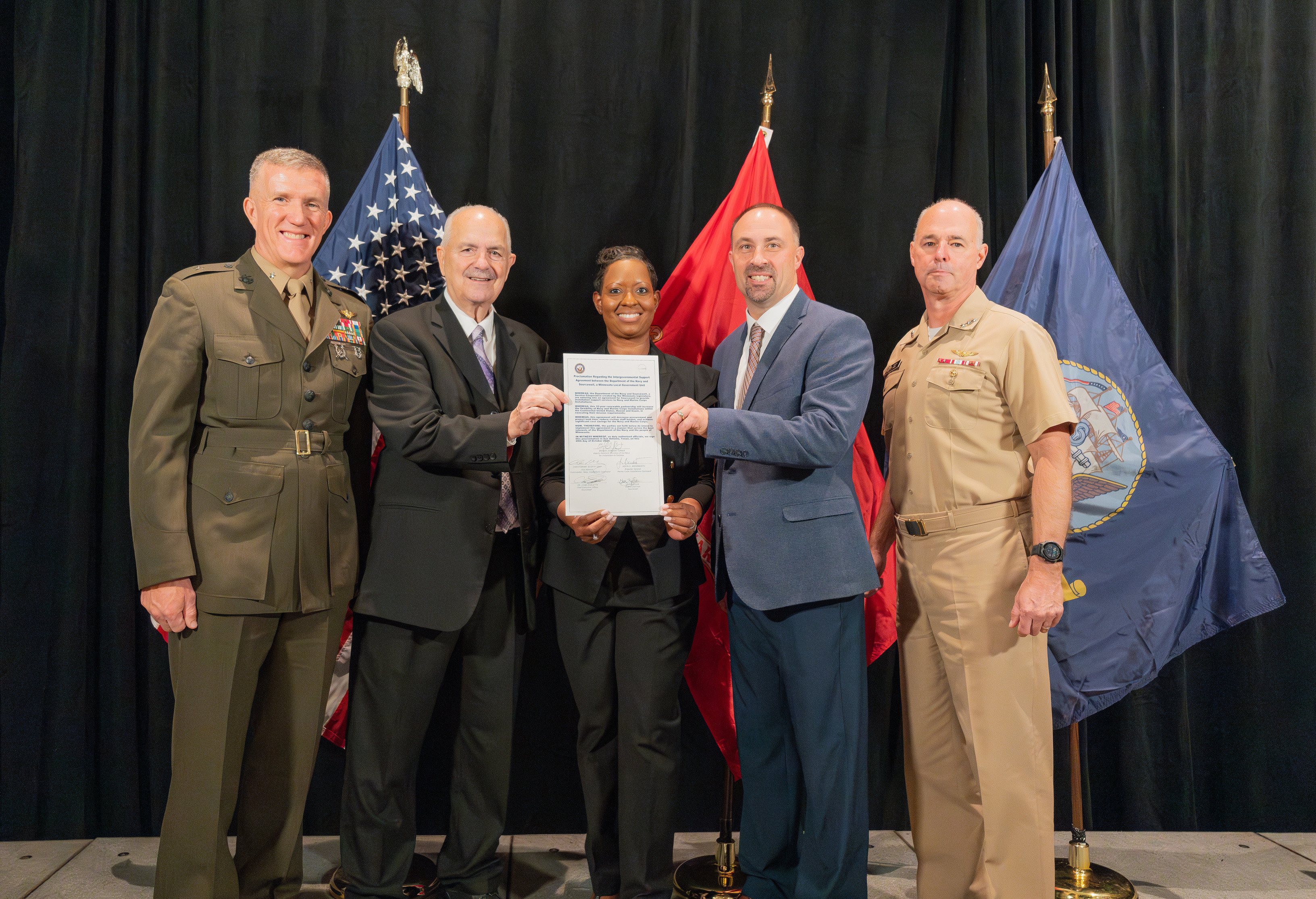 Ceremonial Signing Celebrates Department of the Navy-Sourcewell 