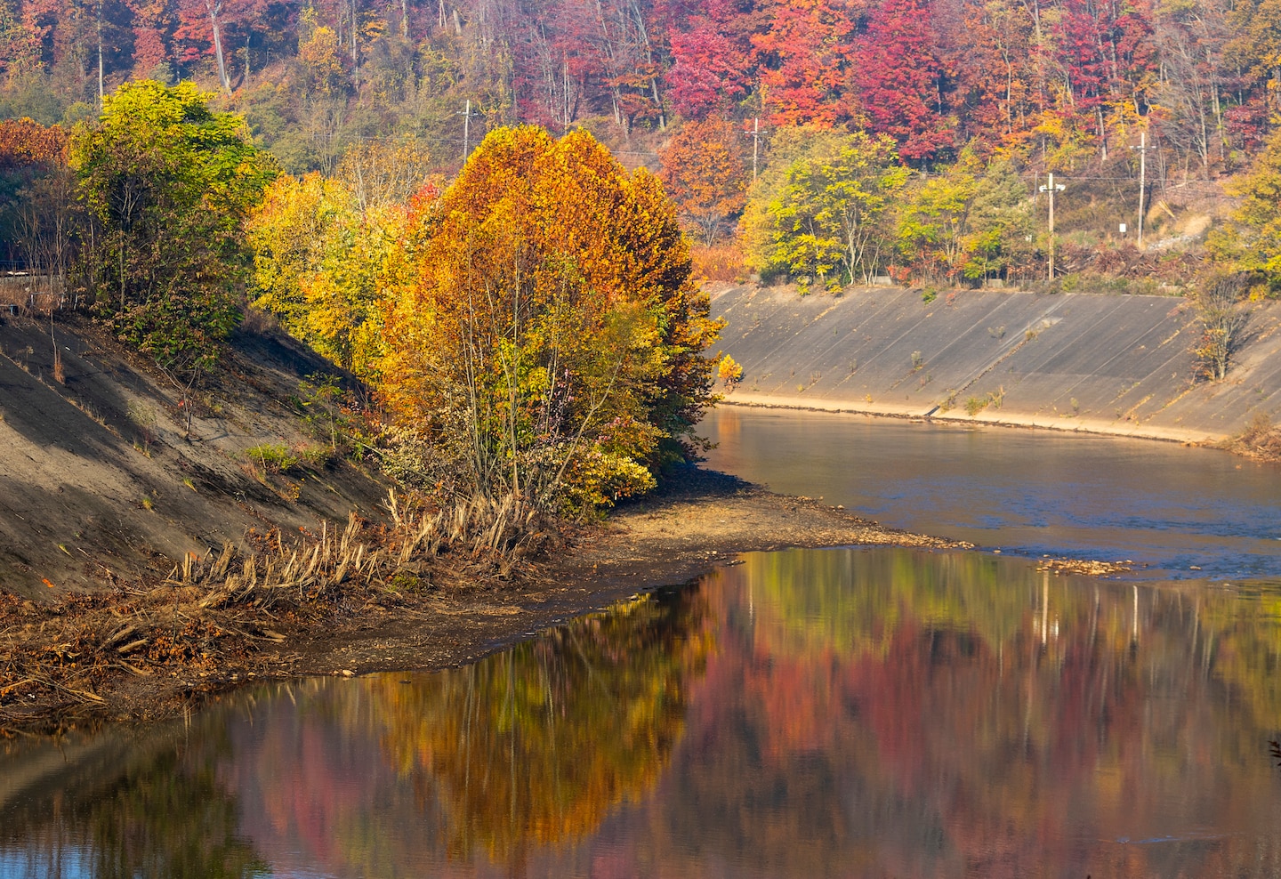 The Johnstown Local Flood Protection Project became the nation's second largest flood control project when it was constructed between 1938 and 1943 by the U.S. Army Corps of Engineers.