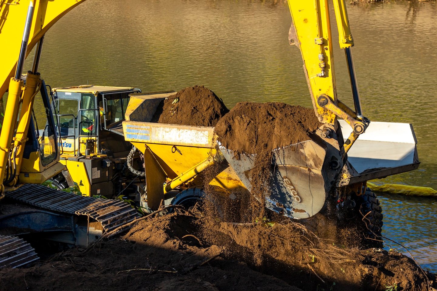 The Johnstown Local Flood Protection Project became the nation's second largest flood control project when it was constructed between 1938 and 1943 by the U.S. Army Corps of Engineers.