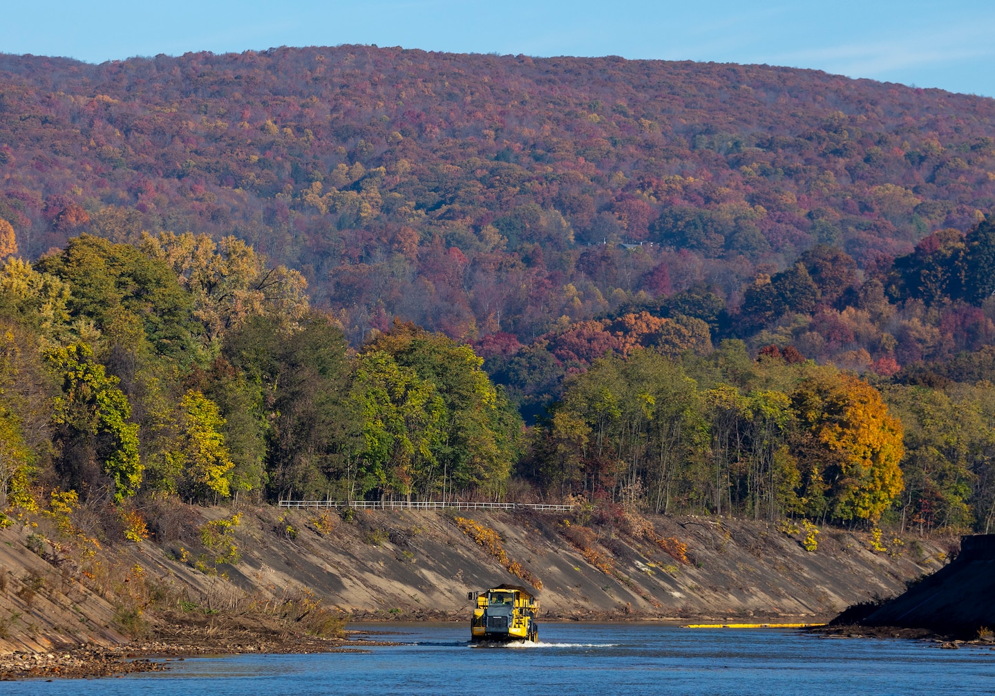 The Johnstown Local Flood Protection Project became the nation's second largest flood control project when it was constructed between 1938 and 1943 by the U.S. Army Corps of Engineers.