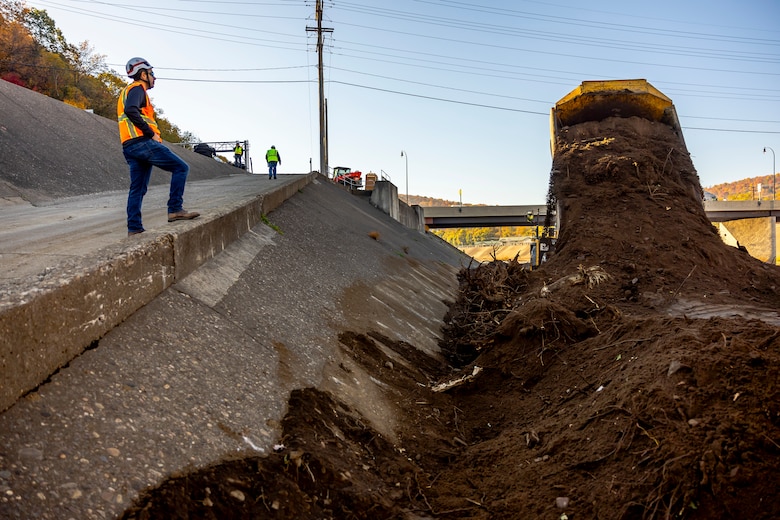 The Johnstown Local Flood Protection Project became the nation's second largest flood control project when it was constructed between 1938 and 1943 by the U.S. Army Corps of Engineers.
