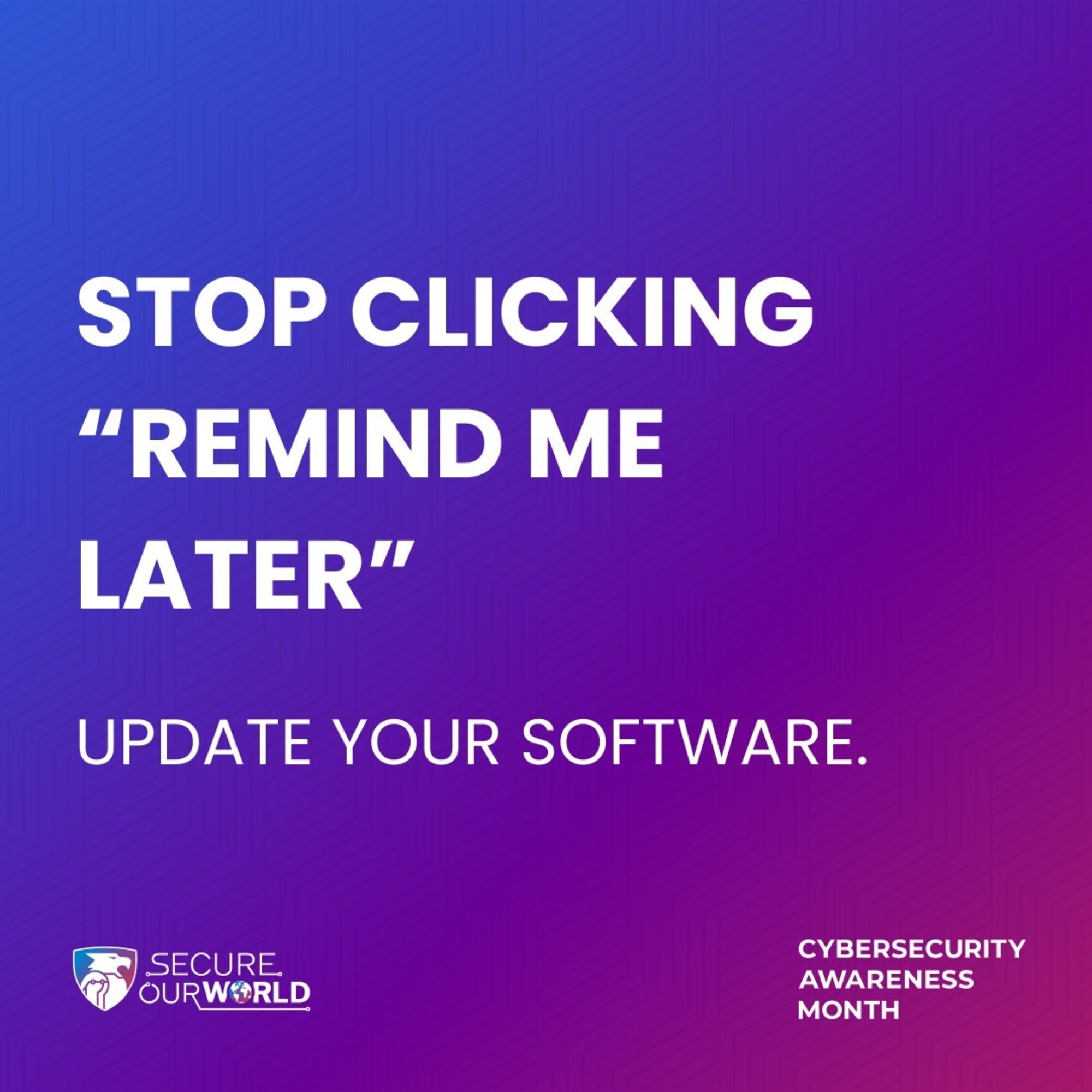 Keeping software up to date is an easy way to stay safer online. To make it even more convenient, turn on automatic updates.
