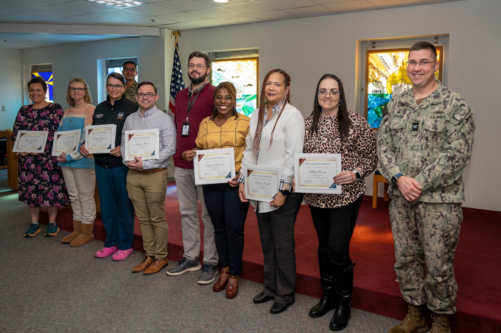 Command Awards Recipients Group Photo