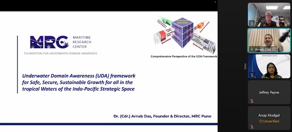 On 22 October, Dr. Tom Lynch (INSS) made a feature panel presentation to a virtual Track 2 dialogue on Indian Ocean security at a webinar co-hosted by the Maritime Research Center and the NESA Center for Strategic Studies. Titled 