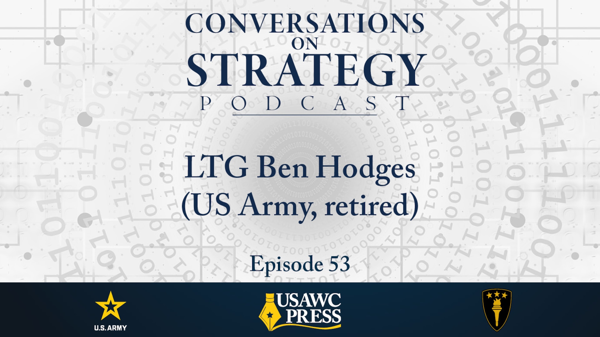 Conversations on Strategy Podcast – Ep 53 – LTG Ben Hodges (US Army, retired) – America and the International Order
