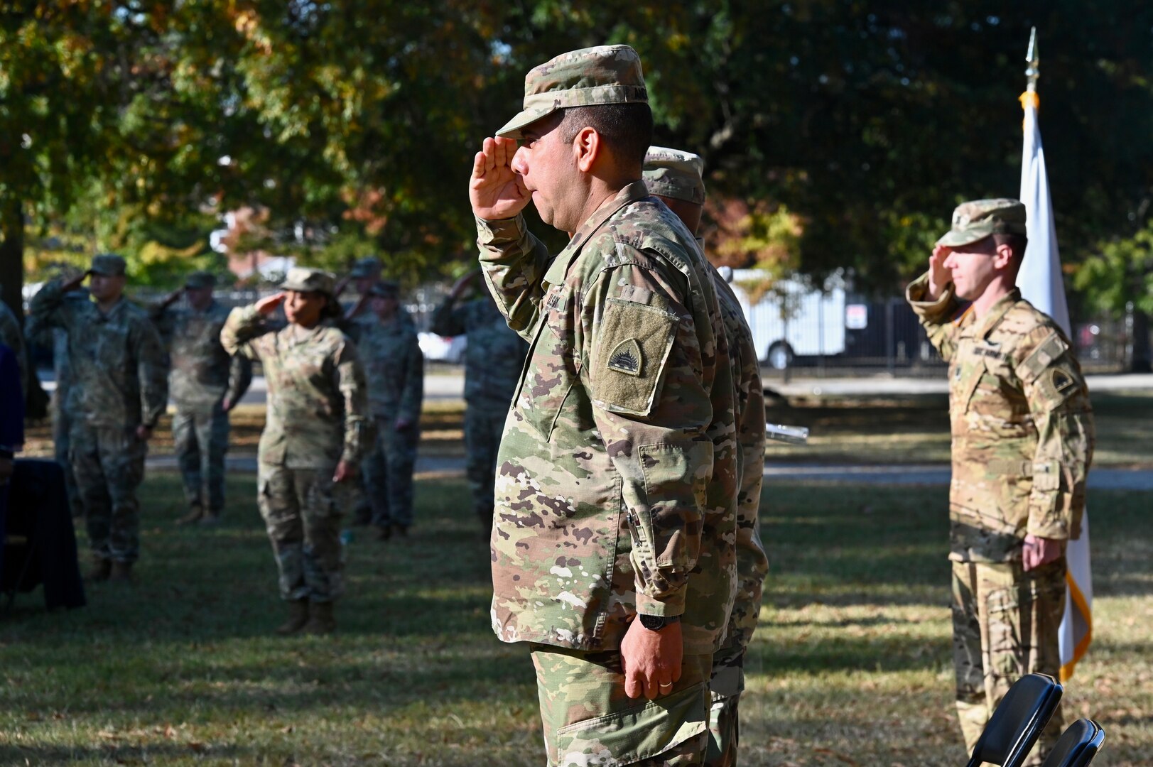 The District of Columbia National Guard celebrated the 222nd anniversary of the First Muster of the D.C. Militia at the D.C. Armory, on Oct. 30 2024. The event consisting of remarks, a historical reenactment, and Oath of Enlistment underscored the D.C. National Guard’s legacy, from its beginnings in 1802 to present-day missions supporting both the capital city and national defense, and the organization's future.