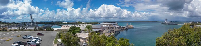 Guantanamo Bay Harbor Panorama