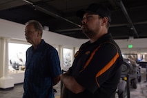 Terry Bringham, the son Capt. Gary L. Bringham tours the Marine Corps Recruit Depot San Diego Command Museum at MCRD San Diego, California, Oct. 21, 2024. From 1962 to 1965, Gary Bringham served as a drill instructor at MCRD San Diego before commissioning and retiring as a captain. The Bringham family toured the depot to learn more about his role as a drill instructor and the significance of training recruits. (U.S. Marine Corps photo by Cpl. Alexander O. Devereux)