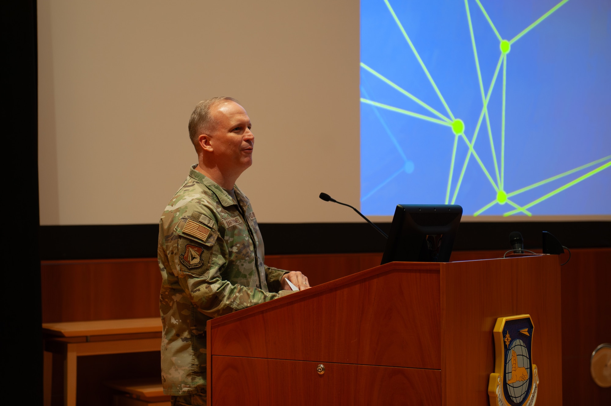 Brig. Gen. Jason Bartolomeic during Air Threat Week.