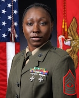 First Sergeant Ellese E. Lawrence, Inspector - Instructor Unit Senior Enlisted Leader, Alpha Co., 4th AABN