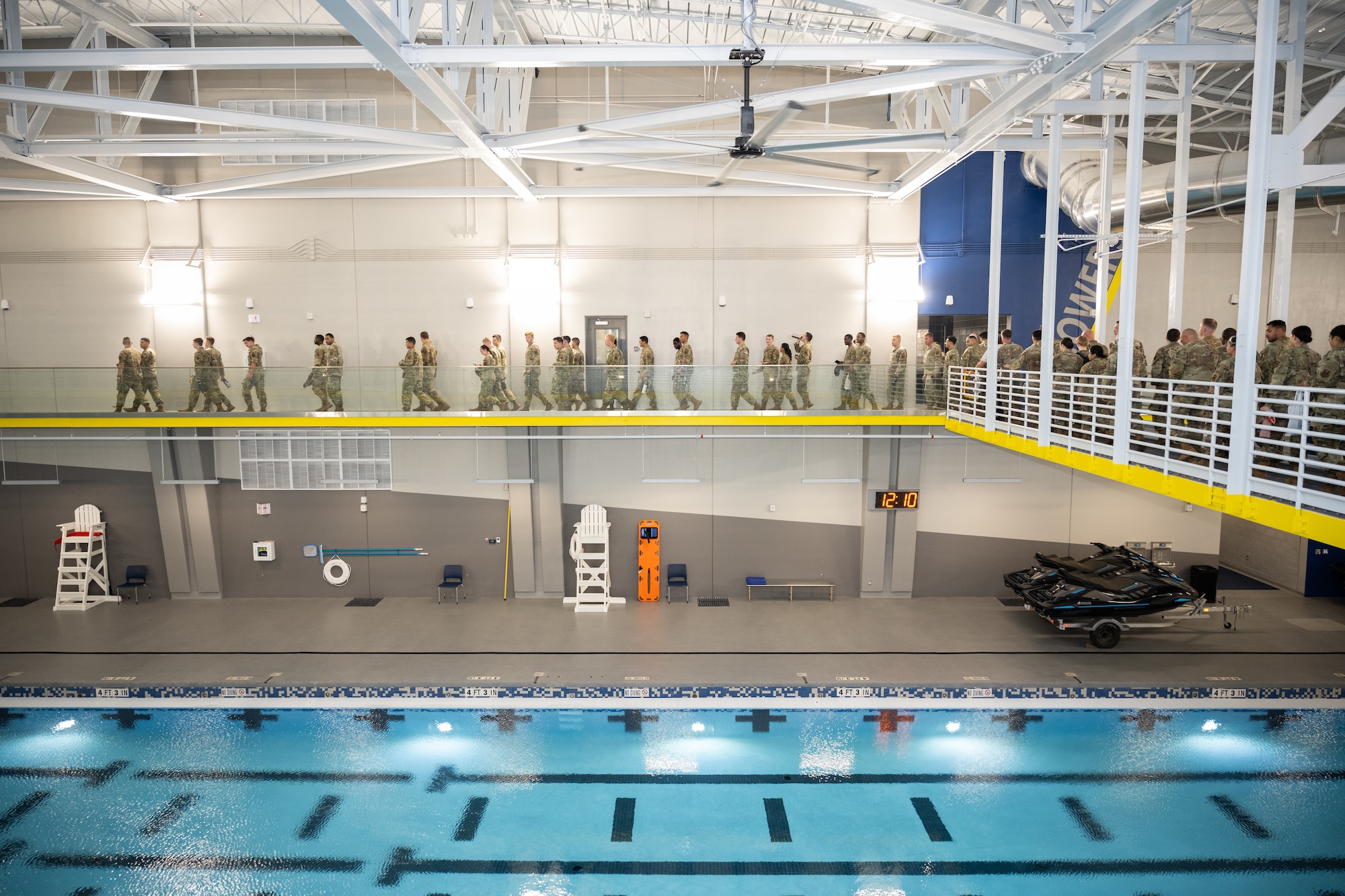 Air Force recruiters tour the Maltz Special Warfare Aquatic Training Center