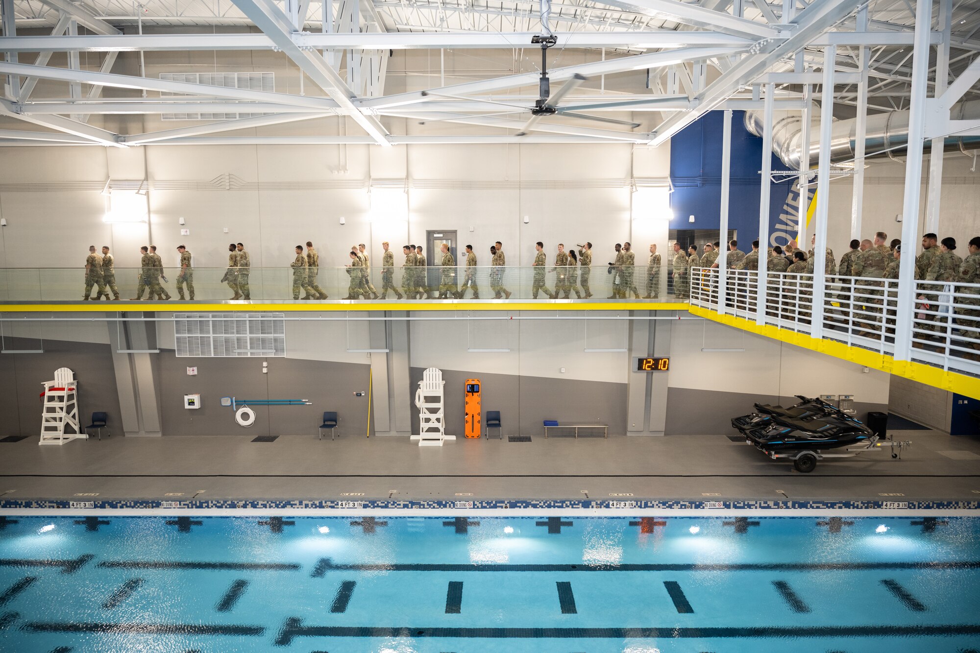 Air Force recruiters tour the Maltz Special Warfare Aquatic Training Center