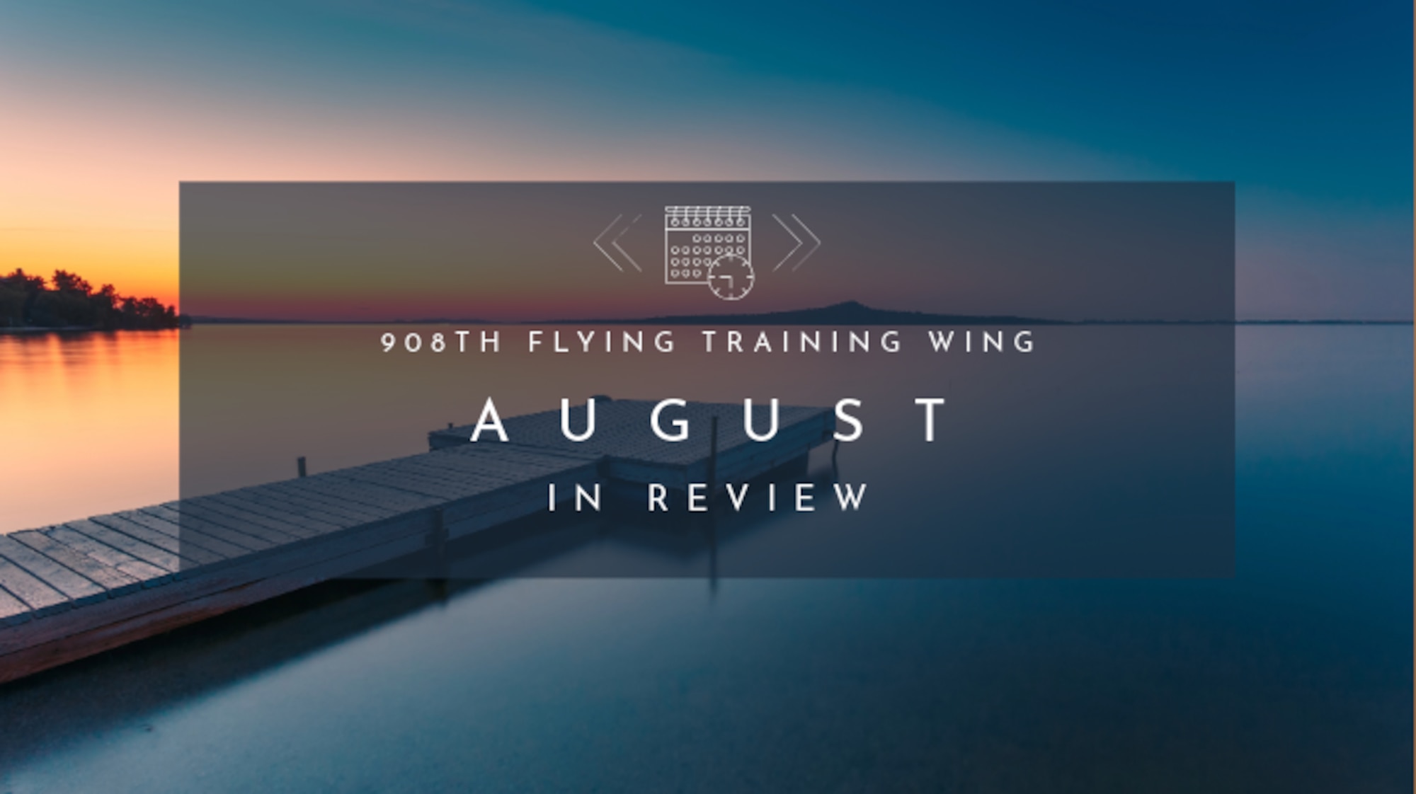a month in review graphic