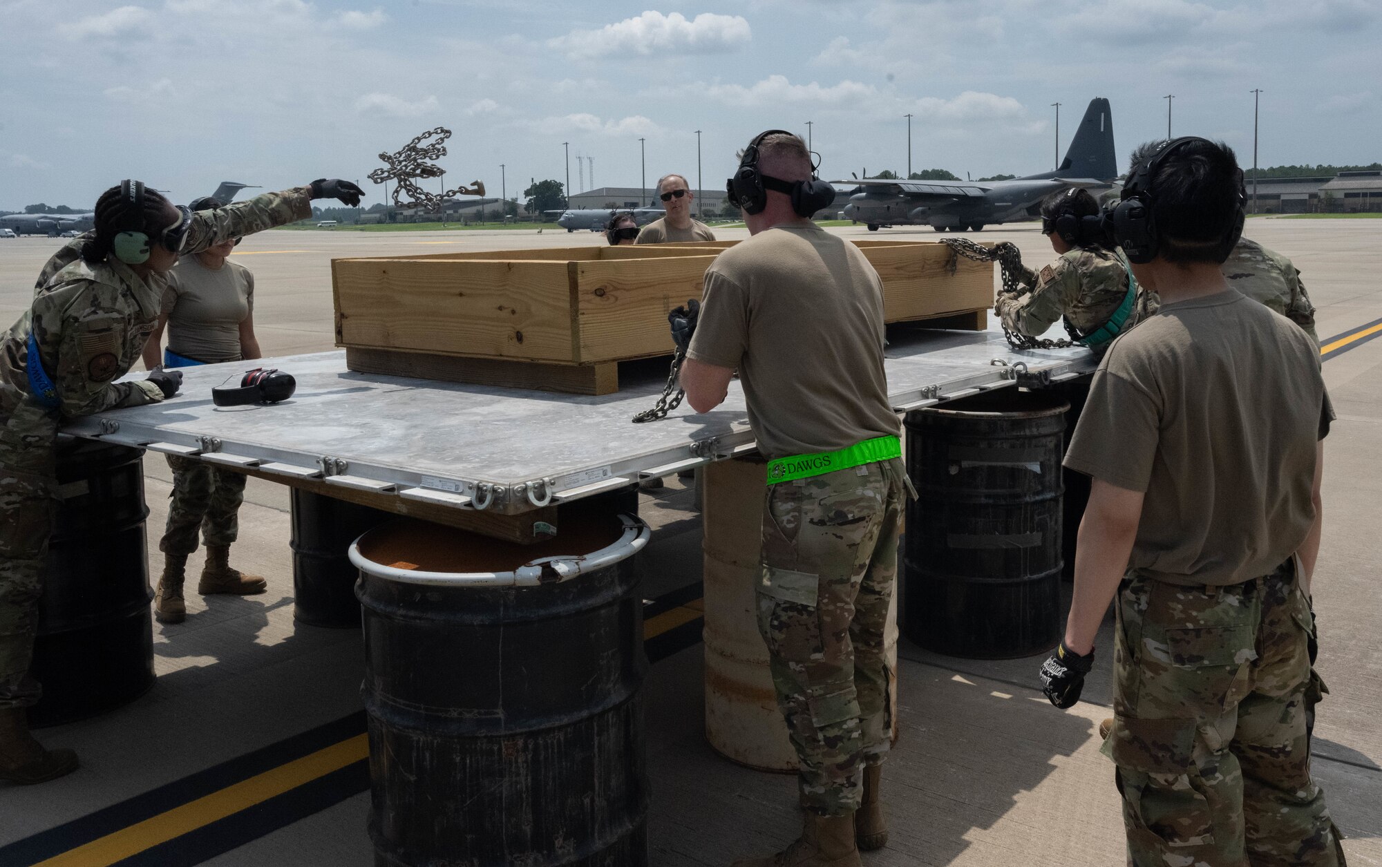 U.S. Airmen take part in exercise