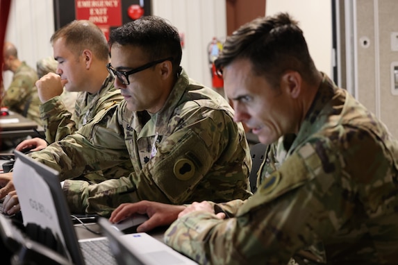 244th Expeditionary Combat Aviation Brigade Soldiers develop decision-making skills for airspace management