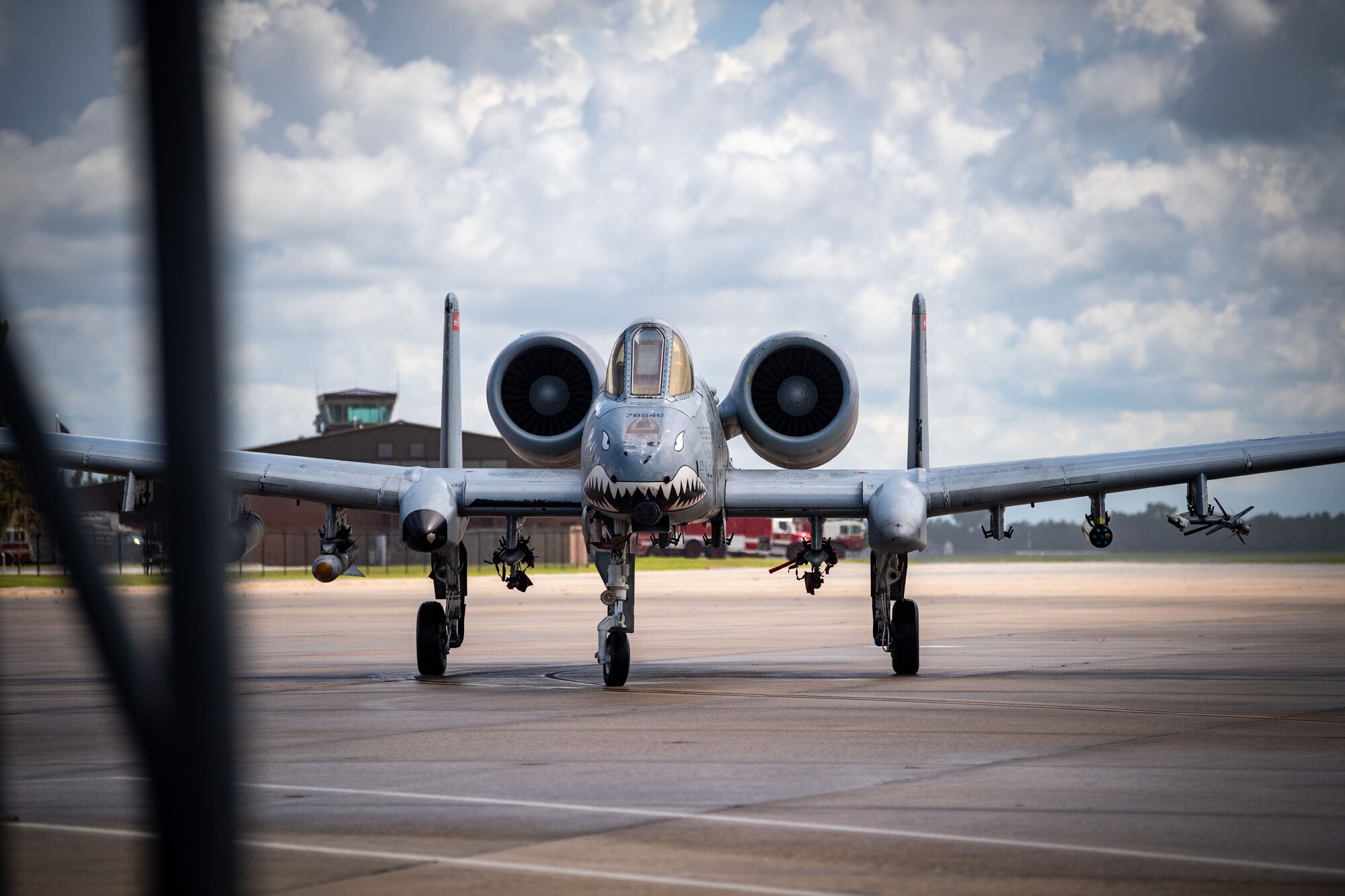 U.S. Air Force Col. Benjamin Rudolphi, 23rd Wing deputy commander, taxis his A-10C Thunderbolt II at Moody Air Force Base, Georgia, July 18, 2024. Recently surpassing 3,300 Flight hours on the A-10C Thunderbolt II, Rudolphis hard work is a testament to his unwavering commitment and skill, providing an exemplary model for developing future airmen and enhancing our air combat capabilities. (U.S. Air Force photo by 2nd Lt. Benjamin Williams)