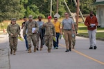 The Virginia Army National Guard Antiterrorism Program hosts an Antiterrorism Officer Basic Course Aug. 21, 2024, at the State Military Reservation in Virginia Beach, Virginia. More than 30 Soldiers and Airmen from the Virginia National Guard, Maine National Guard and New Mexico National Guard, as well as active-duty Soldiers and an Army civilian, attended the weeklong course, which trains students in the roles and responsibilities of an antiterrorism officer down to battalion level. The course was taught by three instructors from the U.S. Army Military Police School from Fort Leonard Wood, Missouri. (U.S. National Guard photo by A.J. Coyne)