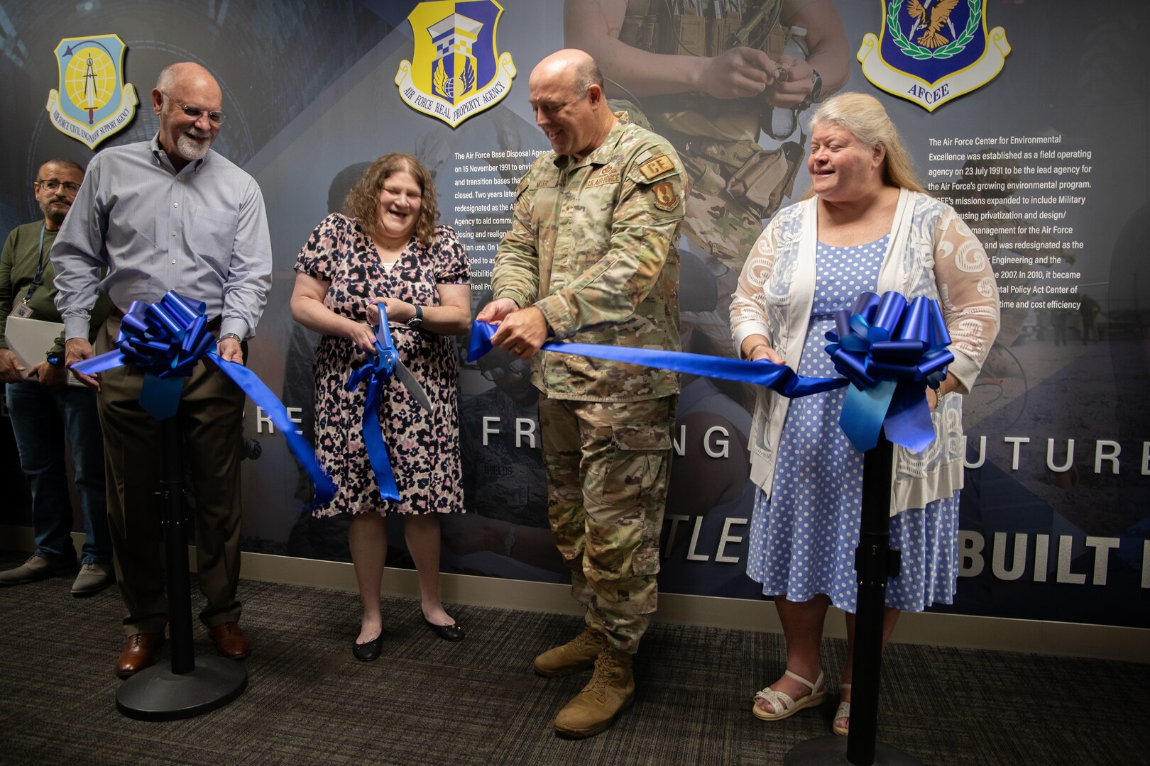 AFCEC Heritage Wall dedication ceremony