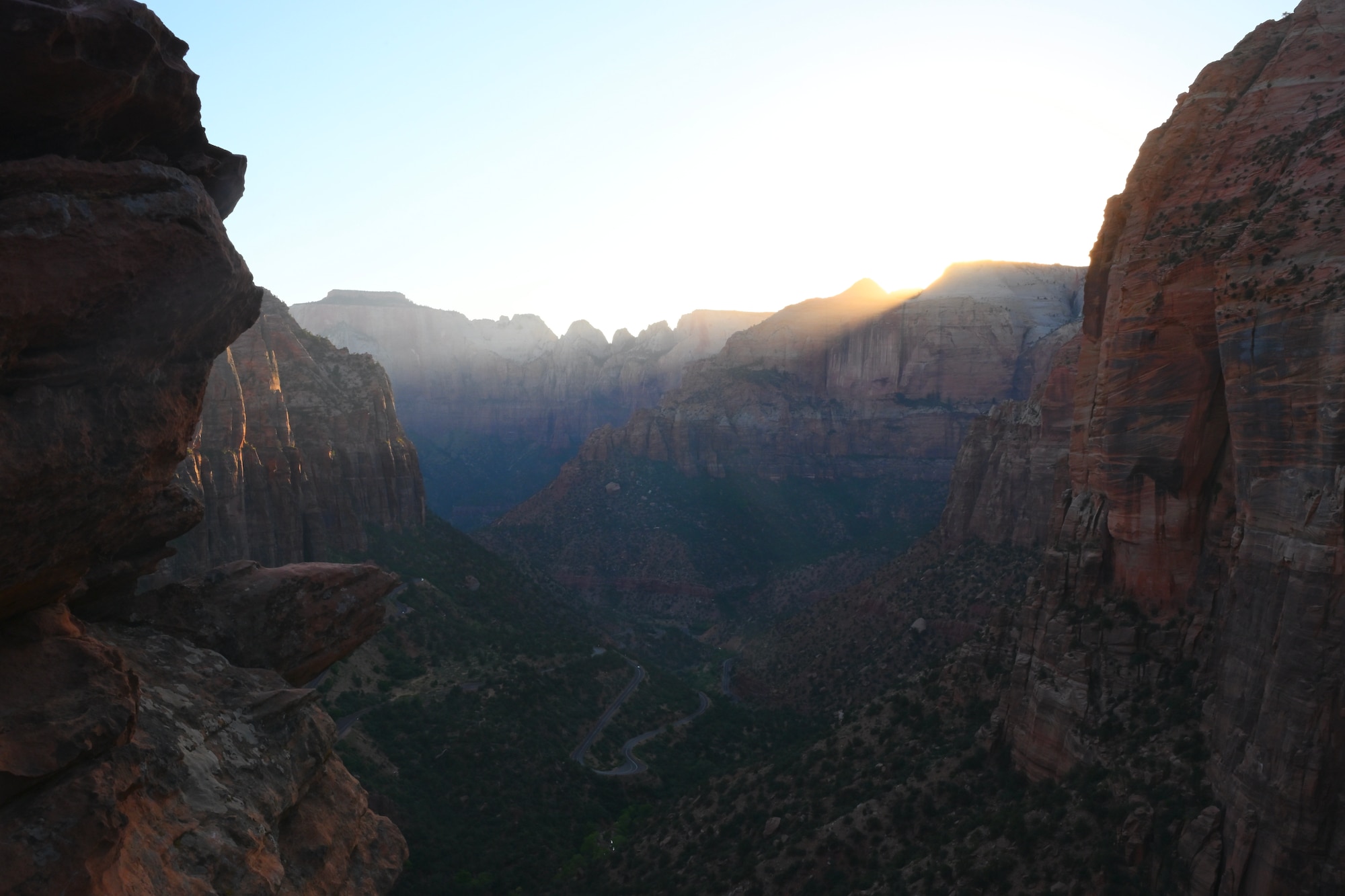 Zion Canyon in Zion National Park.