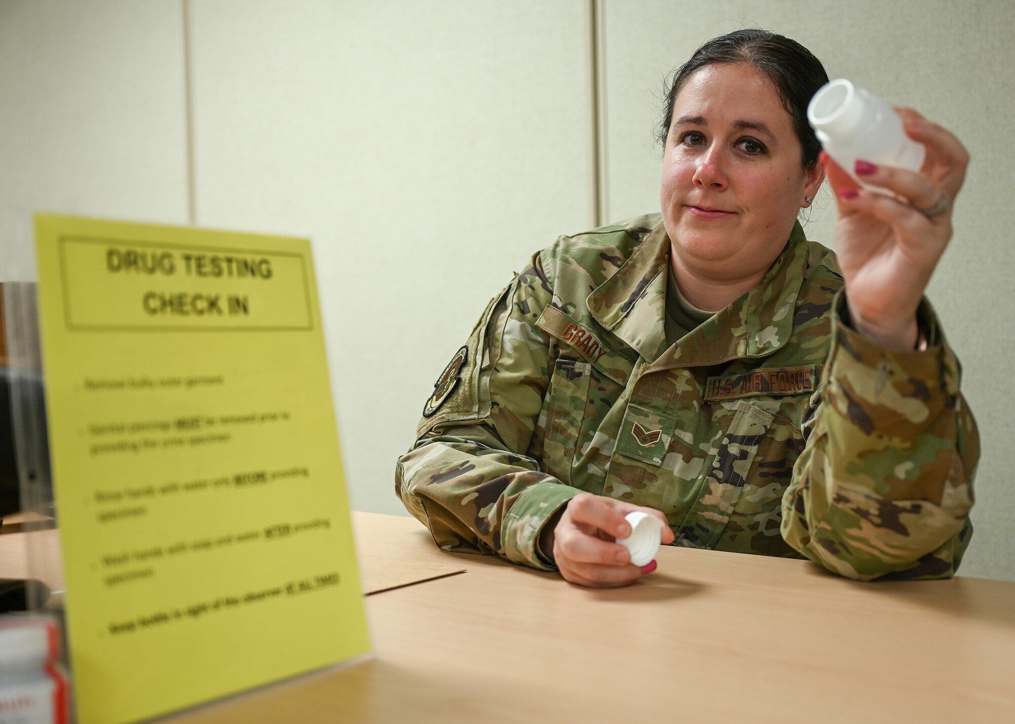 Senior Airman Allie Grady, 445th Aerospace Medicine Squadron medical logistics technician, is the 445th Airlift Wing September Spotlight Performer