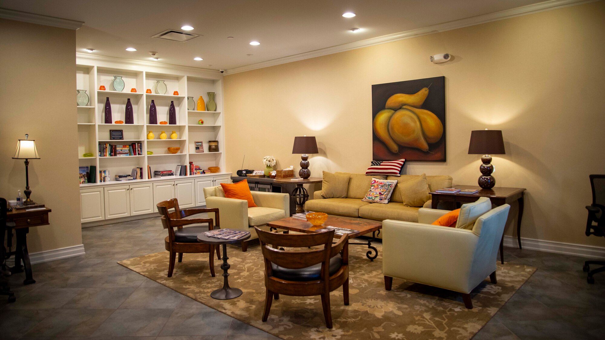 The sitting room of Fisher House II on Wright-Patterson Air Force Base, Ohio, July 31, 2024.