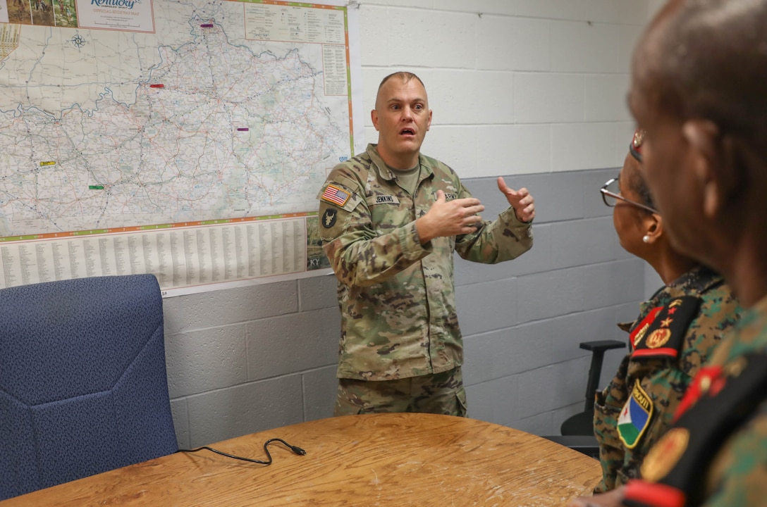 The visit was part of the National Guard's State Partnership Program, which started in 2015 between Kentucky and Djibouti. During the visit, they toured the CSSB's armory, field maintenance shop 10 and the famous Corvette Museum