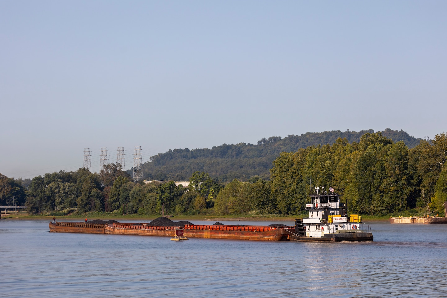 The U.S. Army Corps of Engineers Pittsburgh District opened a 100-foot-wide navigation channel for commercial vessels through the center of the dam at Monongahela River Locks and Dam 3 near Elizabeth, Pennsylvania, Thursday, Sept. 5.