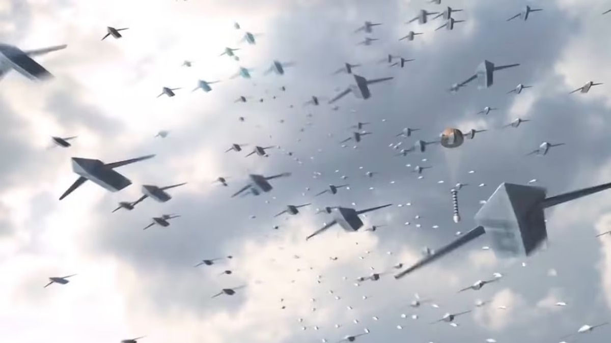 Drone Swarm Concept Art