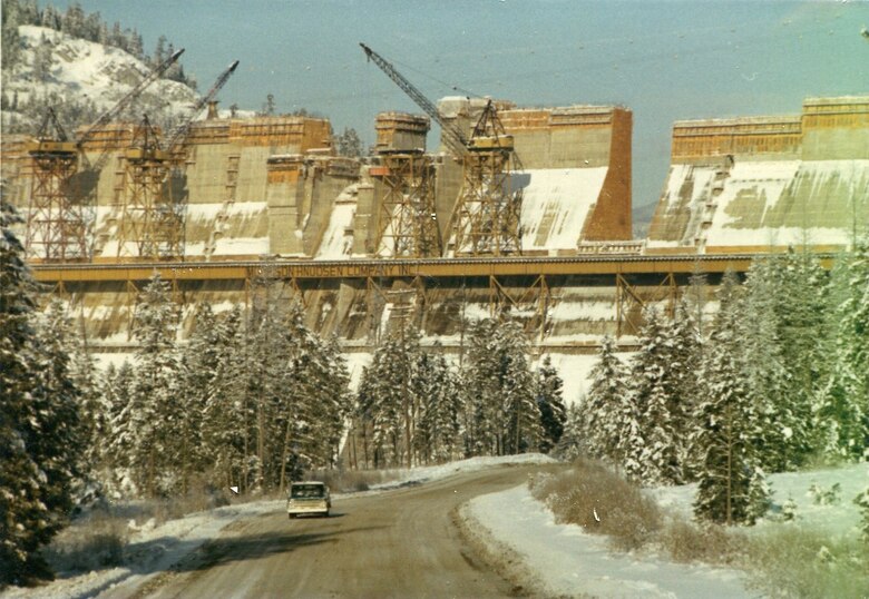 Photo of Libby Dam Dedication event.